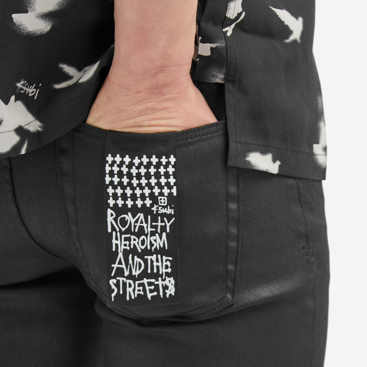 Ksubi Men's Chitch Slim Jeans in Black Wax Ksubi