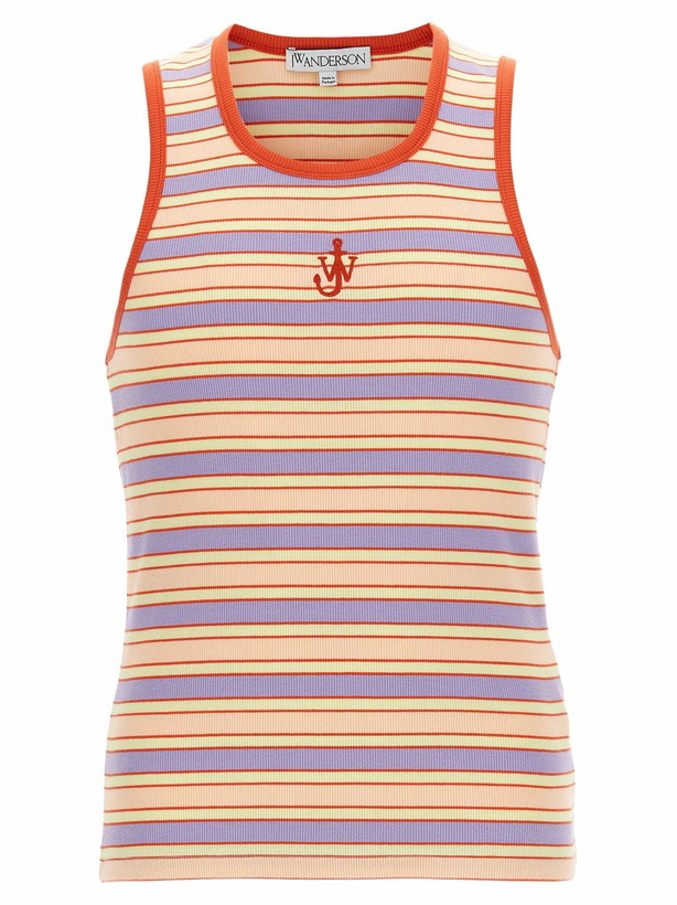 Photo: J.W. Anderson Logo Ribbed Tank Top