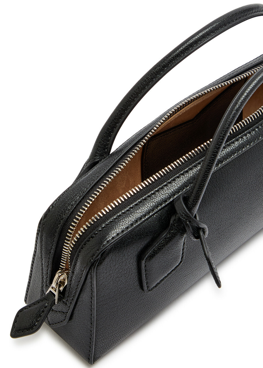 Alaïa Le Teckel Grained Leather Clutch - Black - One Size