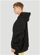 Double Head Hooded Sweatshirt in Black