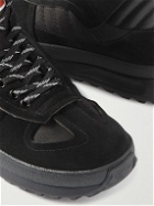 Maison Margiela - Climber Leather, Nubuck and Suede High-Top Sneakers - Black