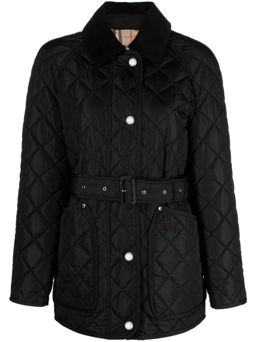 BURBERRY - Nylon Quilted Jacket Burberry