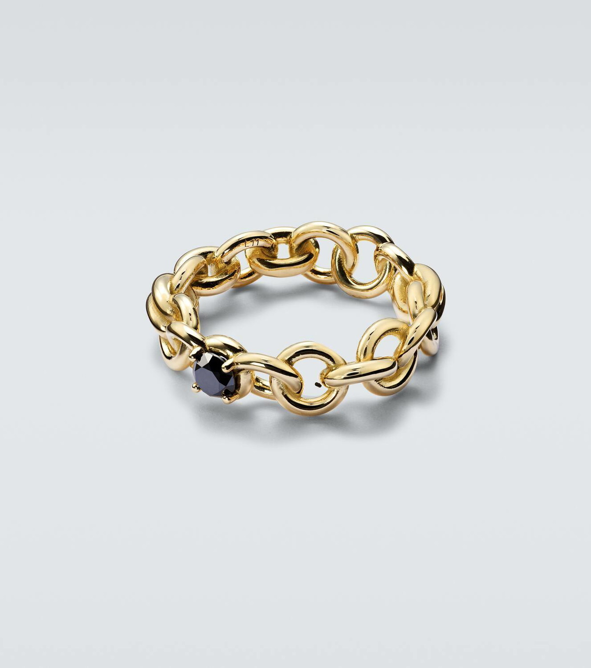 Spinelli Kilcollin Fused Serpens Large 18kt gold ring with diamond