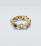 Spinelli Kilcollin Fused Serpens Large 18kt gold ring with diamond