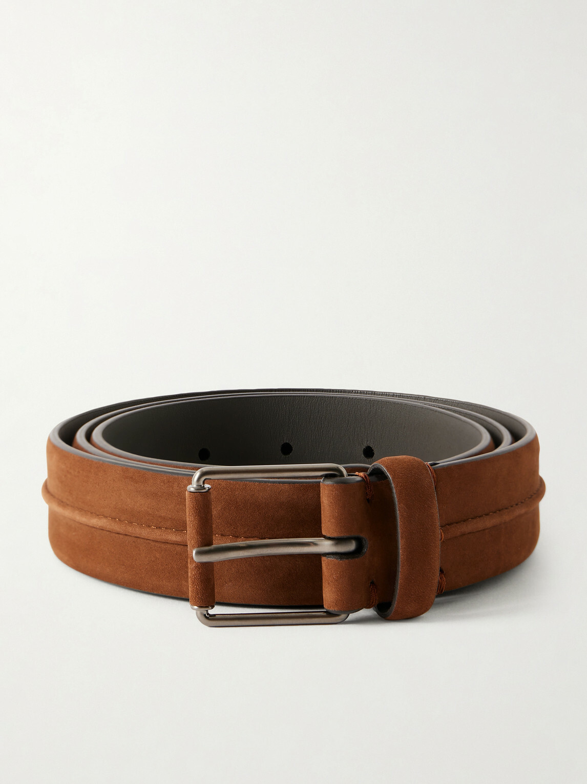 Zegna - 3cm Leather Belt - Brown