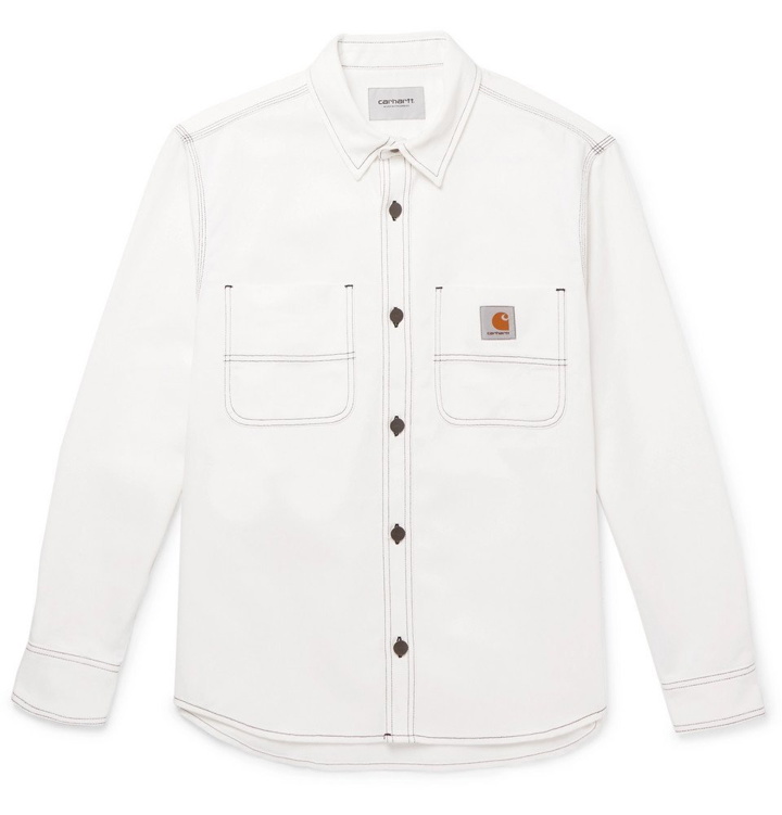 Photo: Carhartt WIP - Cotton-Twill Overshirt - White