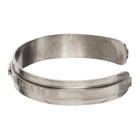 Maison Margiela Silver Layered Number Bracelet