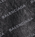 Balenciaga - Supermarket Printed Creased-Leather Pouch - Men - Gray