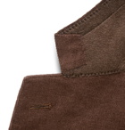 Kingsman - Brown Slim-Fit Stretch-Cotton and Cashmere-Blend Corduroy Suit Jacket - Brown