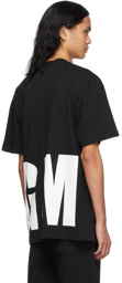 MSGM Black Logo T-Shirt