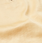 Our Legacy - Cotton and Silk-Blend Half-Zip Shirt - Yellow