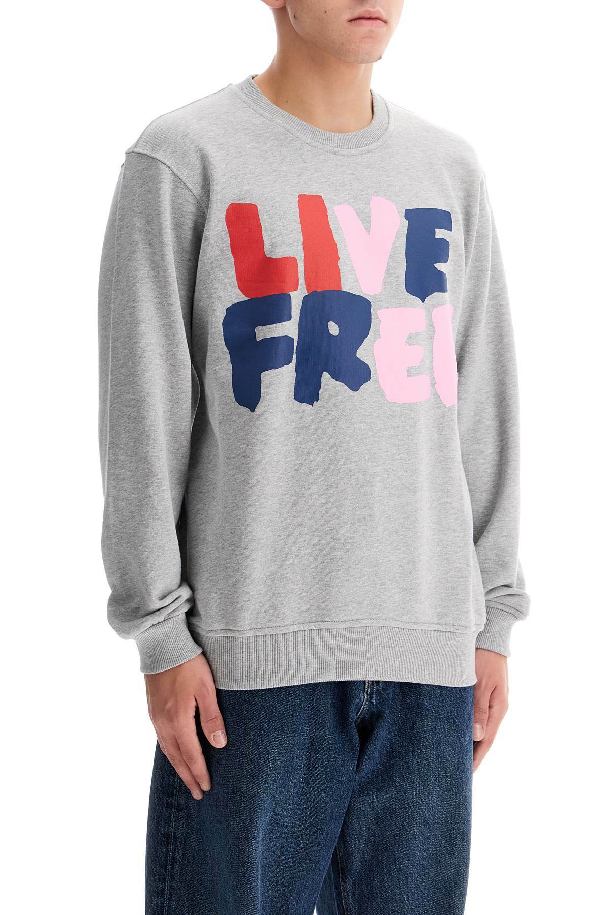 COMME DES GARCONS SHIRT live free hooded sweat Grey Comme des 