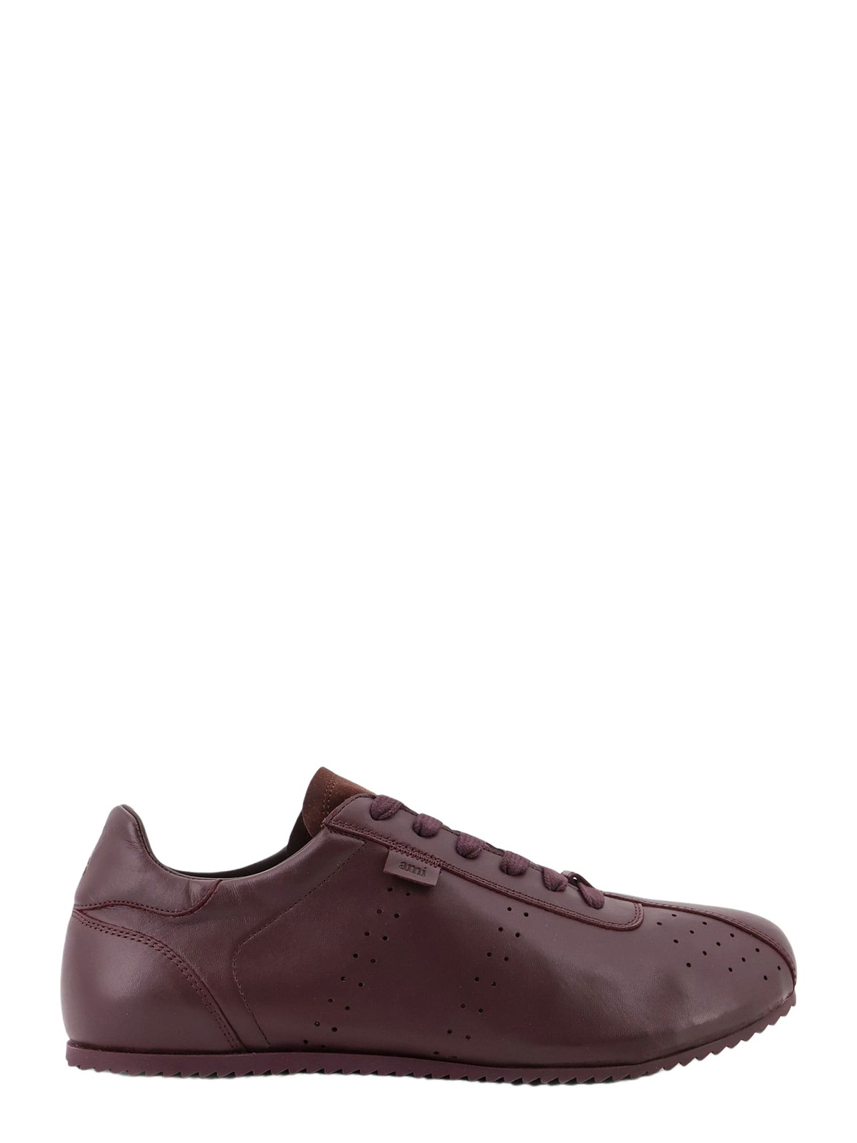 Ami Alexandre Mattiussi Leather Low-top Sneakers