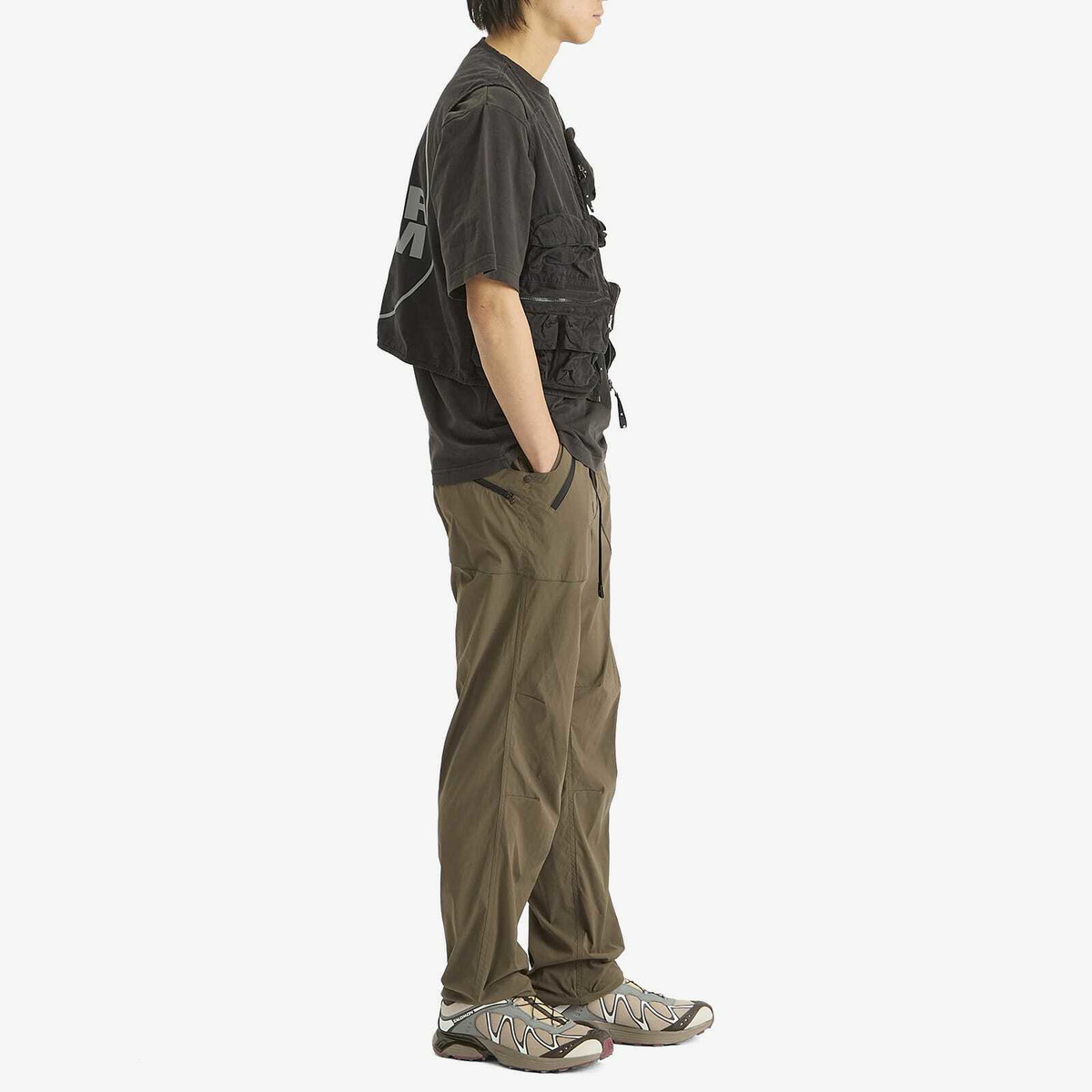 Boiler Room Men's Multi Pocket Gilet in Black