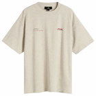 Represent Men's Patron Of The Club T-Shirt in Cream Marl