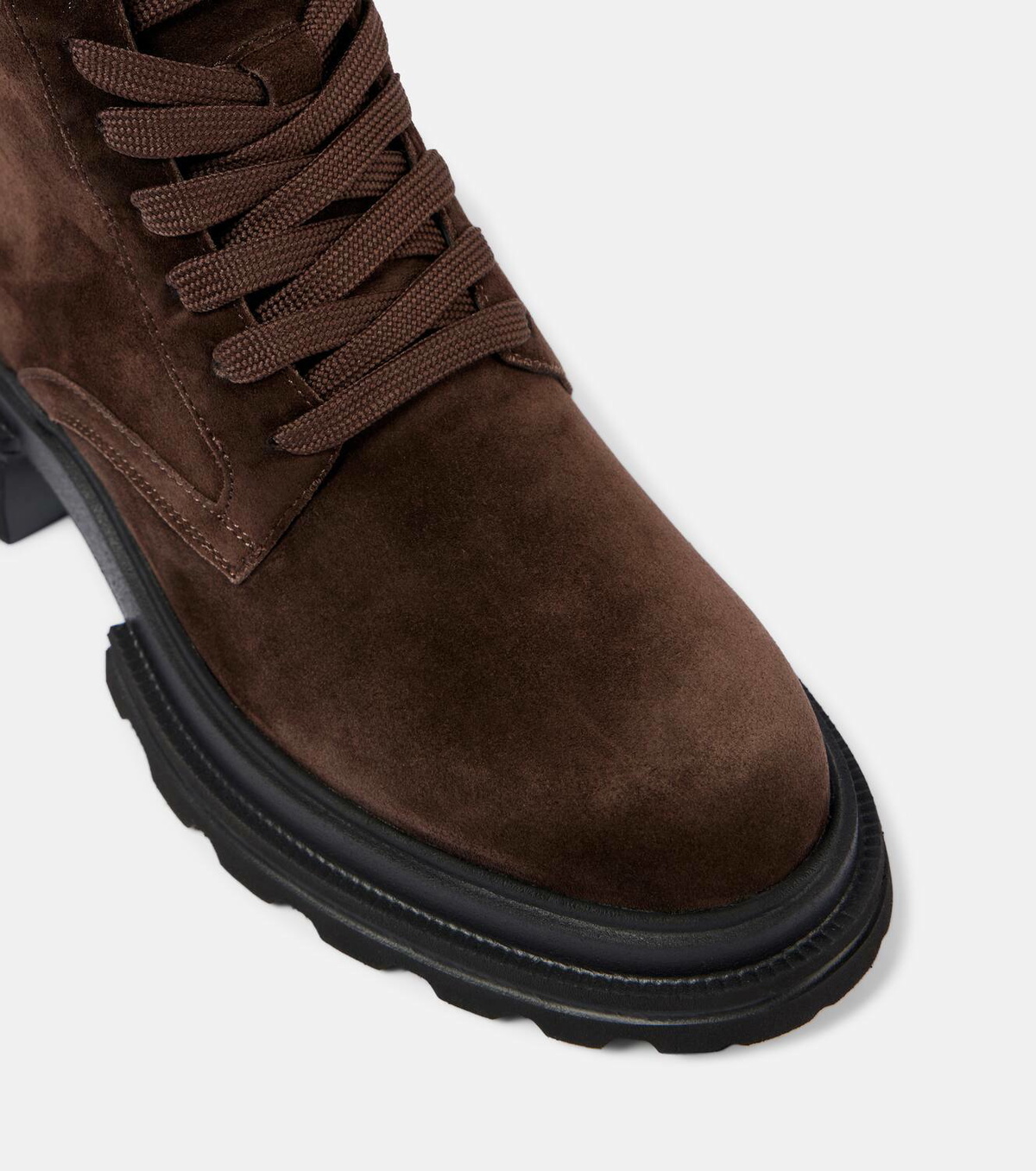 Hogan Palissandro Brown Suede Ankle Boots - NWT Hogan Sonia suede ankle boots Hogan main image 2