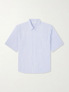 3sixteen - Striped Cotton-Poplin Shirt - Blue