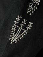 Adish - Makhlut Embroidered Cotton-Twill Jacket - Black