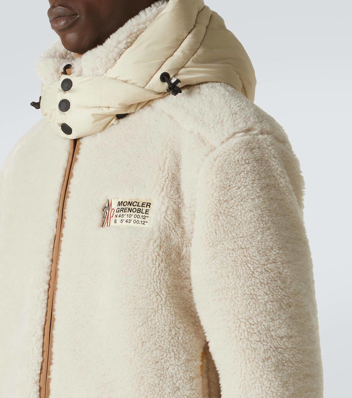 Moncler Grenoble Wengi reversible faux shearling down jacket