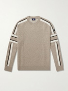 Fusalp - Spectavia Logo-Appliquéd Wool and Cashmere-Blend Jacquard Sweater - Neutrals