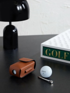 Dunhill - Double Golf Ball With Leather Case - Brown