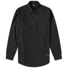 Comme des Garçons Homme Men's Hem Logo Pocket Shirt in Black