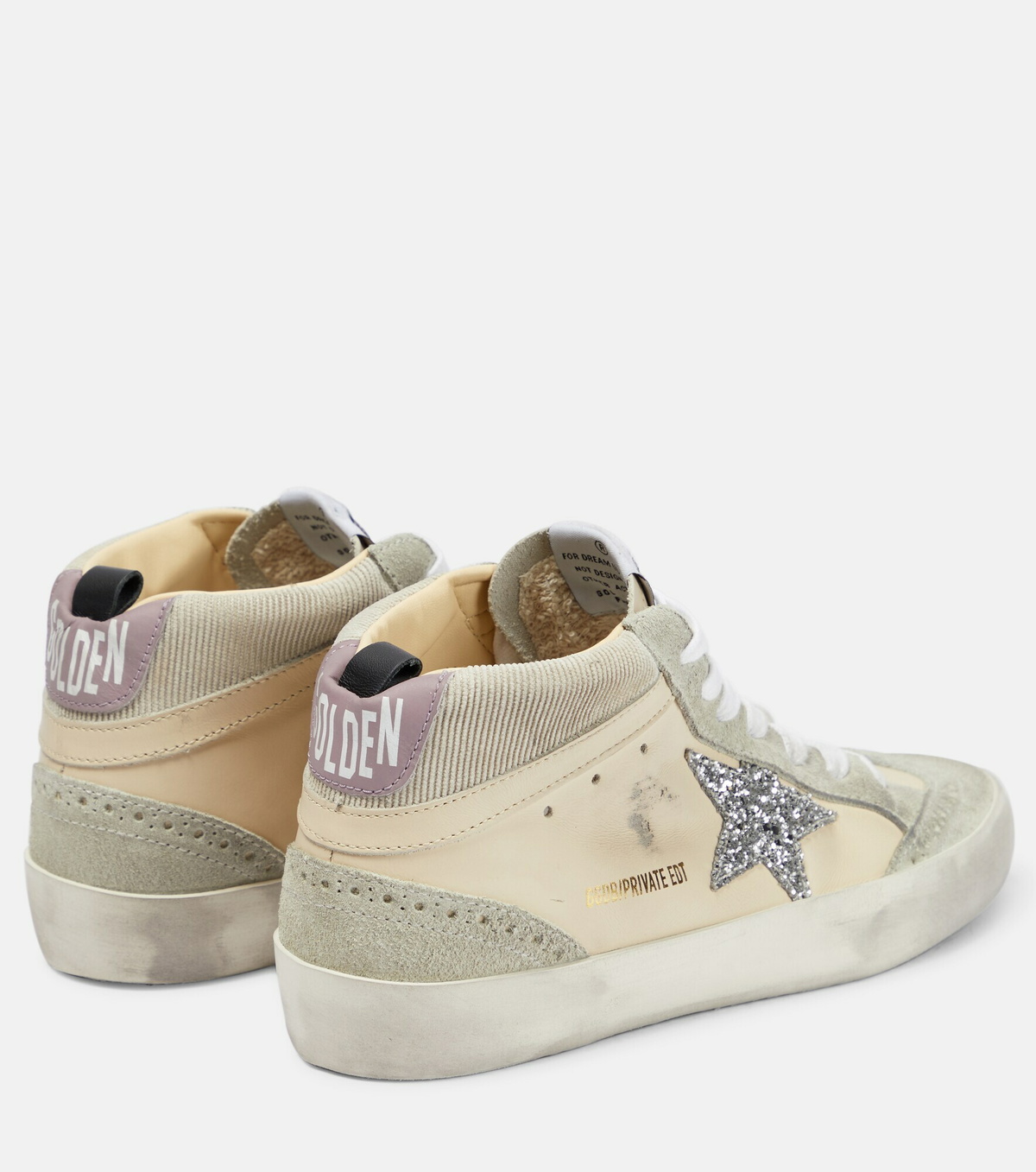 Golden Goose - Mid Star leather and suede sneakers