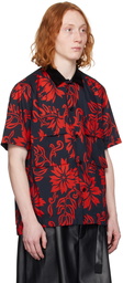 sacai Red Floral Shirt