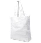 Maison Kitsuné - Printed Cotton-Canvas Tote Bag - White