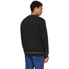 Diesel Black S-Round-Zip Sweatshirt