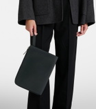 The Row Portfolio leather pouch