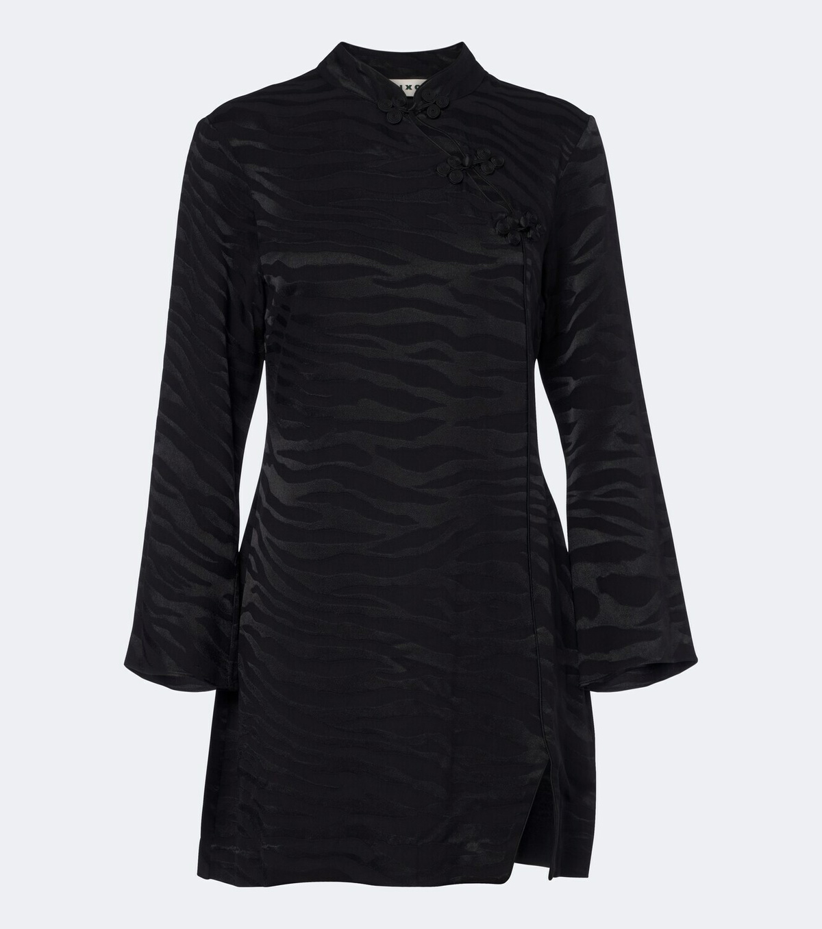 Rixo Brooklyn satin jacquard minidress