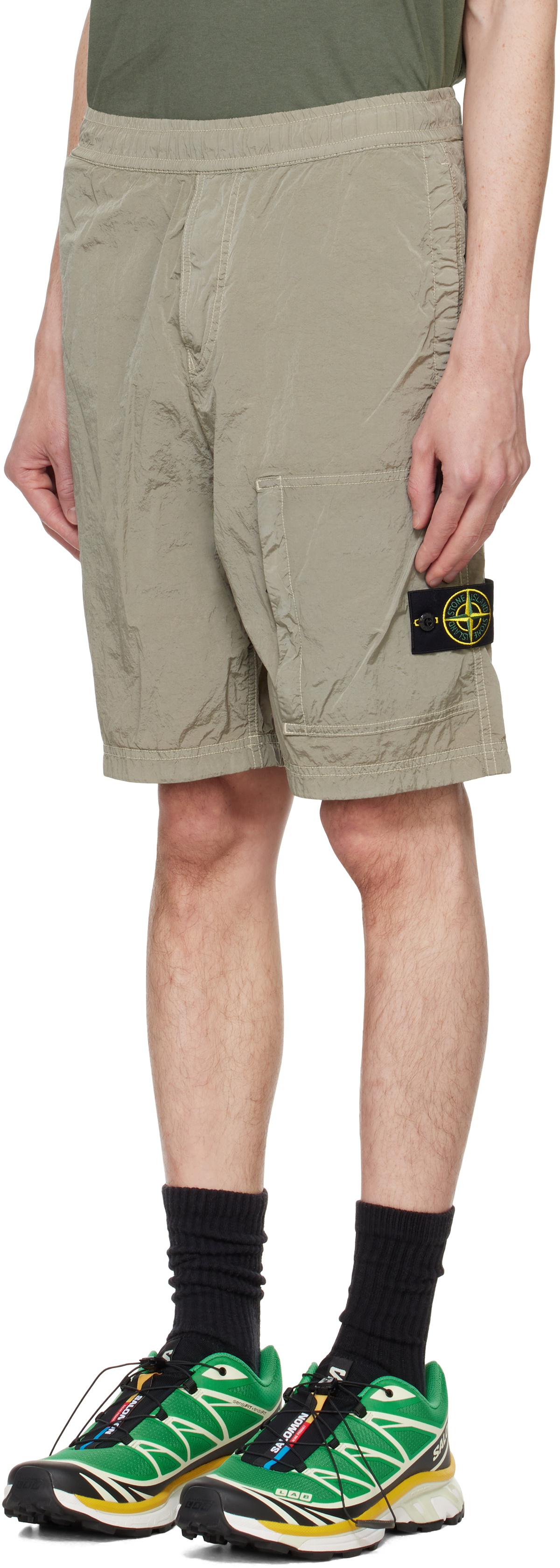 Stone Island Beige Shorts