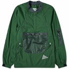 and wander Men's Breathable Ripstop Pullover Jacket in Green