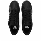 Nike Men's Air Force 1 Low Retro Sneakers in Black/Black