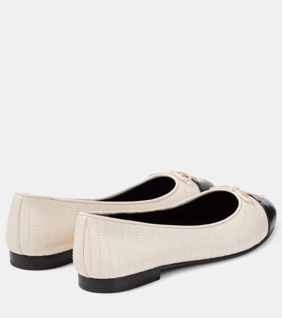 Tory Burch Quilted leather ballet flats
