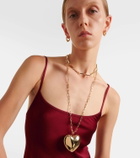 Lauren Rubinski Paulette 14kt gold pendant necklace