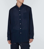 Givenchy Striped cotton voile shirt