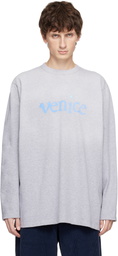 ERL Gray 'Venice' Long Sleeve T-shirt