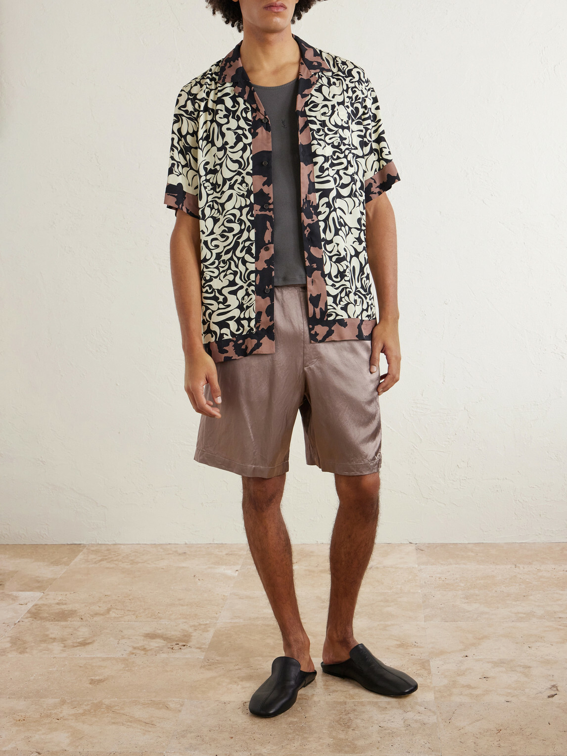 Dries Van Noten - Straight-Leg Twill Drawstring Shorts - Pink