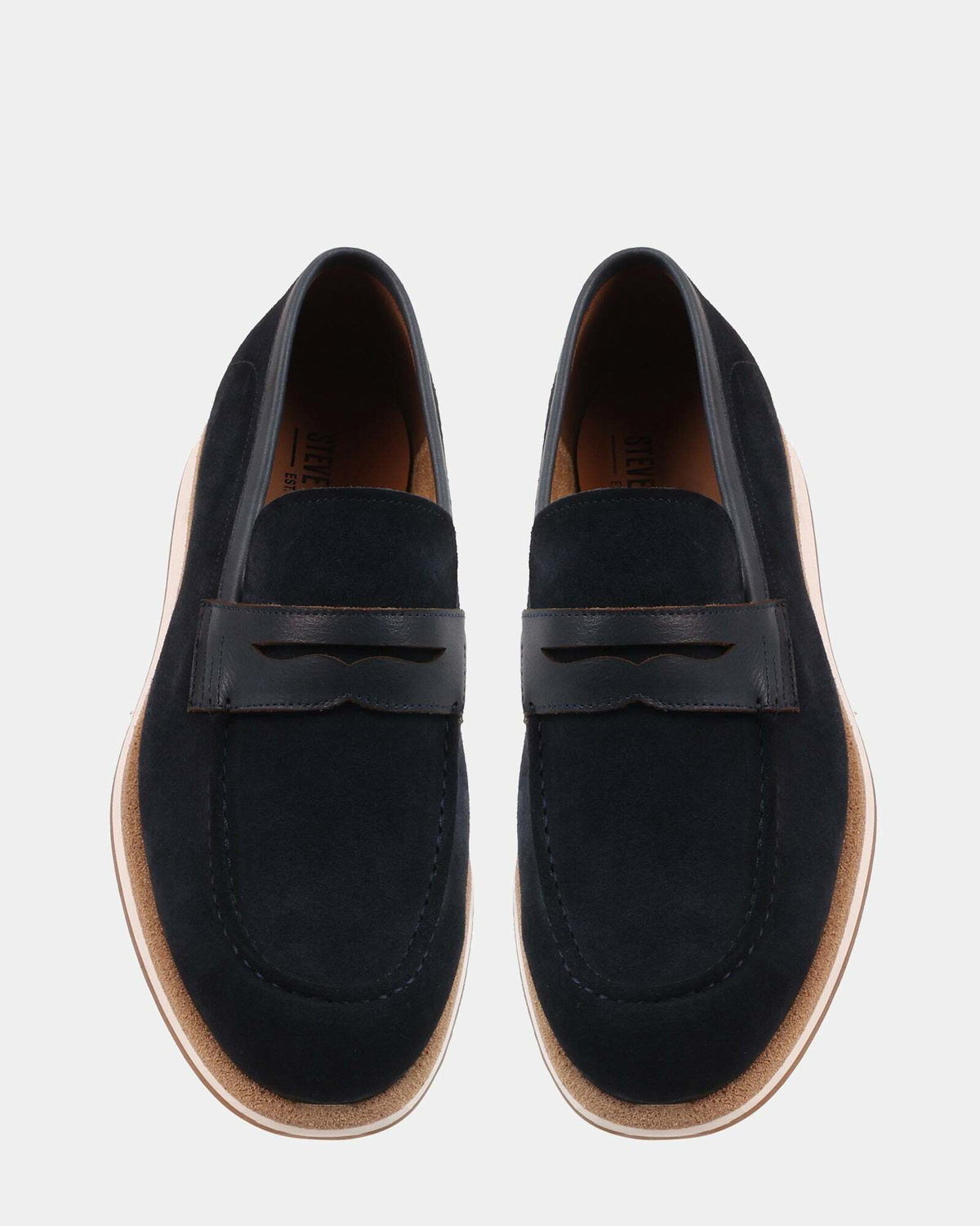 Steve Madden Marcus Loafers in Navy