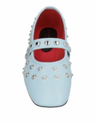 Stella Mccartney Womens Ballet flats in Sky blue
