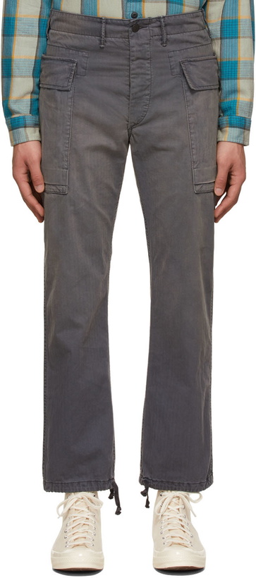 Photo: RRL Navy Infantry Cargo Pants