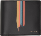 Paul Smith Black Painted Stripe Wallet