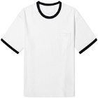 Visvim Men's Amplus Ringer T-Shirt in Black