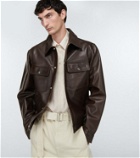 Lemaire - Leather shirt