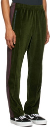 Needles Green Velour Narrow Track Pants