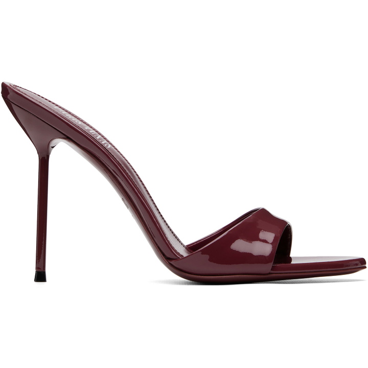Photo: Paris Texas Red Lidia Mule 105 Heeled Sandals