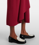 Givenchy Asymmetrical draped midi dress