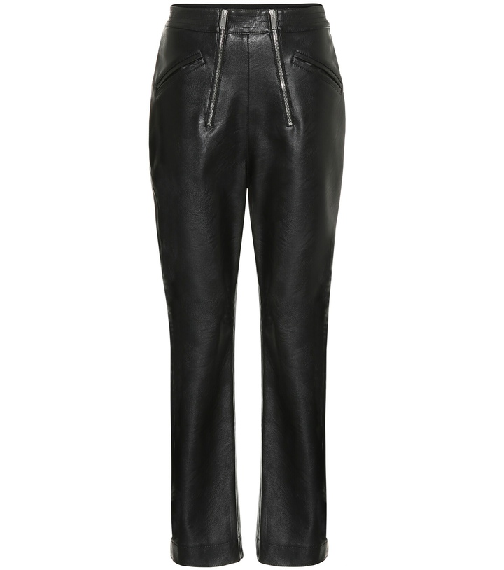 Photo: Stella McCartney - High-rise faux leather pants